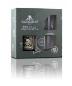 Diplomatico Reserva Exclusiva 12 years 0,7l 40% + 2 pohár