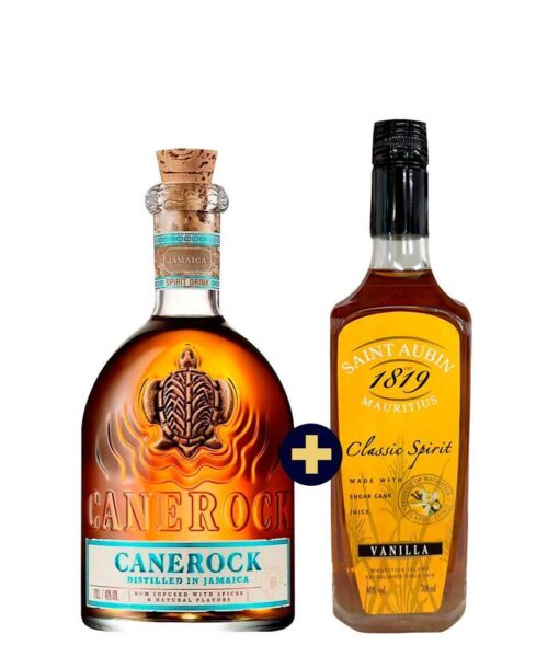 Canerock Rum 40% 0,7l  + Saint Aubin Classic Vanilla 40% 0,7l