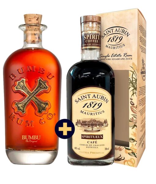 Bumbu Rum 0,7l 40% + Saint Aubin Extra Premium Coffee 0,7l 40%